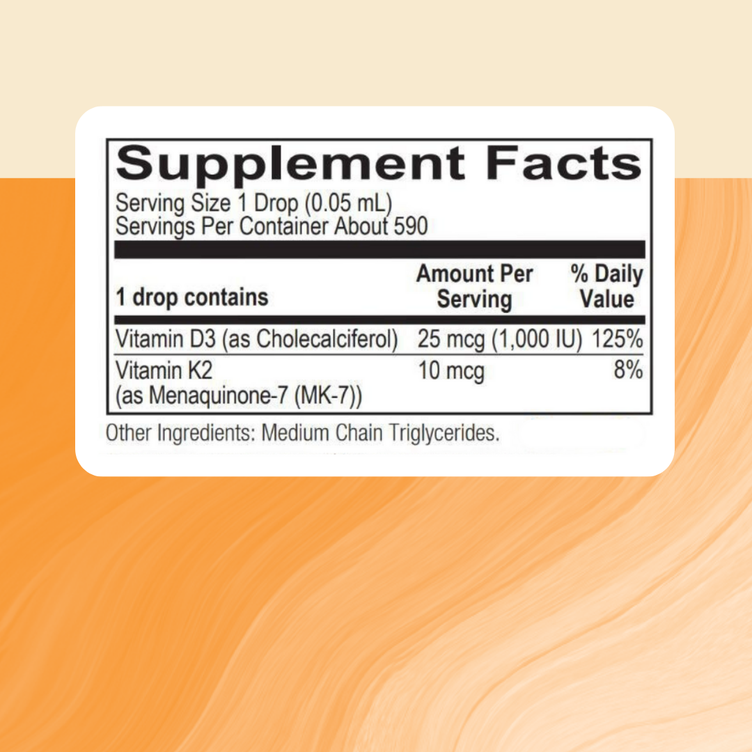 Liquid Vitamin D3 with K2