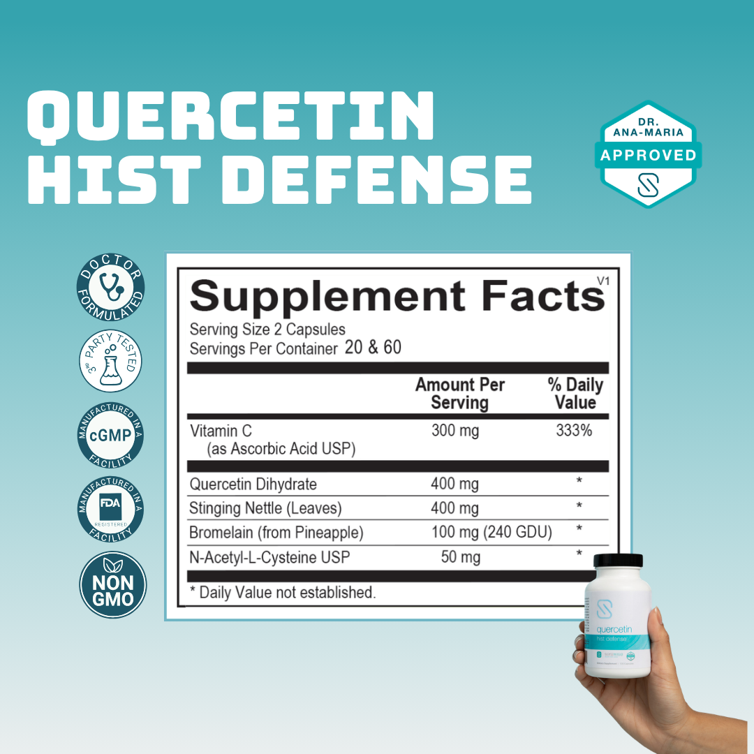 Quercetin Hist Defense | 120 Capsules