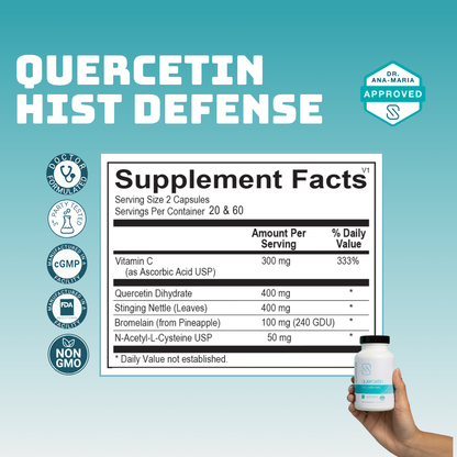 Quercetin Hist Defense | 120 Capsules