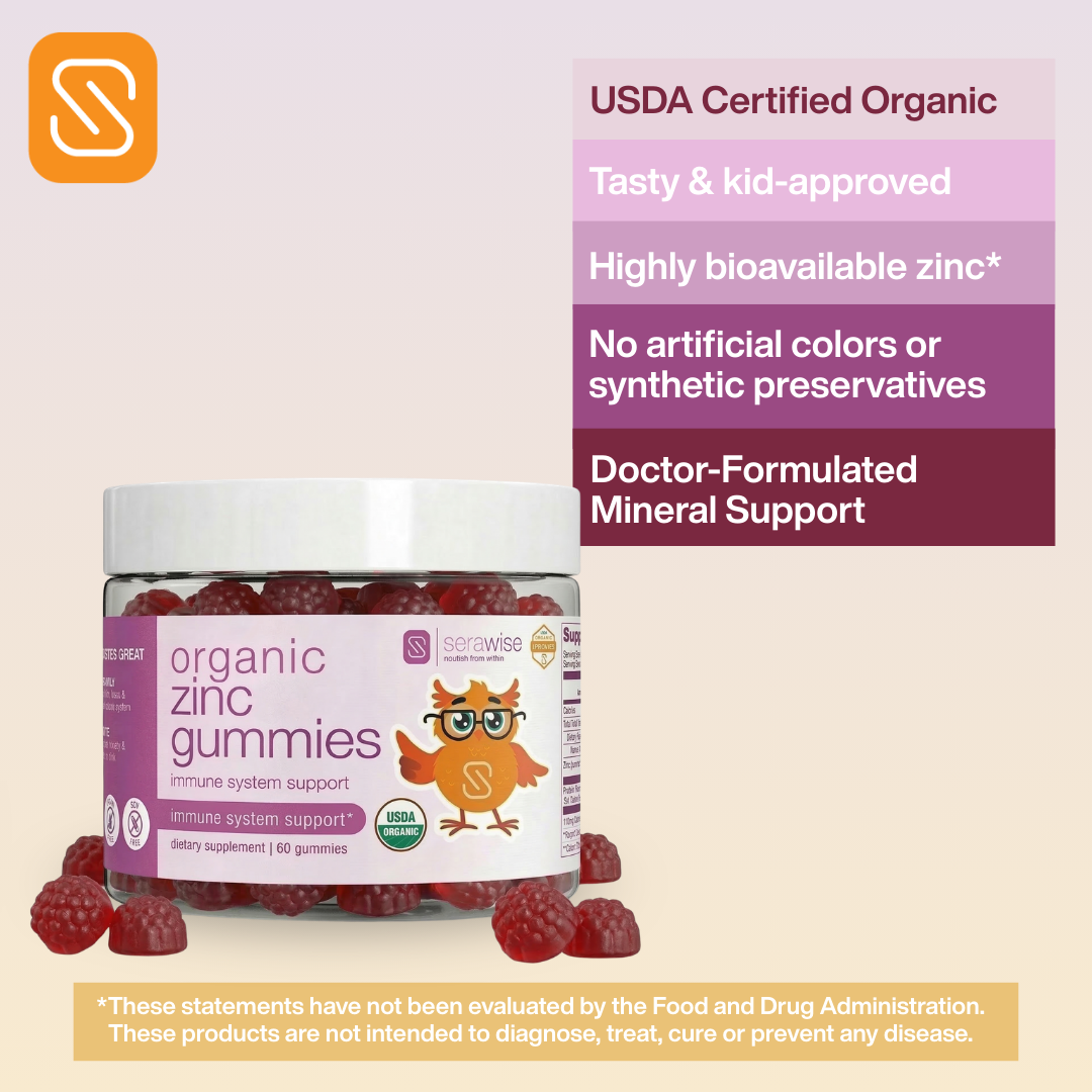 PREORDER: Organic Zinc Gummy