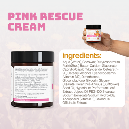 Pink Rescue Cream with B-12